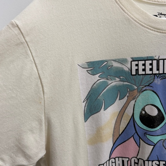 Disney Stitch Feeling Cute Graphic Tee Size M - Picture 4 of 6